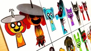 Drawing Sprunki but SMILING CRITTERS : Cute Sprunki Incredibox & Dark Mode