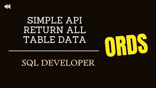 How to get all data from table with ORDS REST API using SQL developer, limit offset hasmore