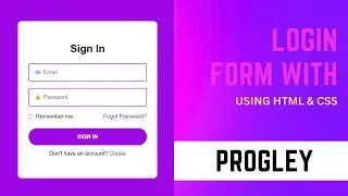 Create Login Page with HTML and CSS | Step-by-Step Tutorial css