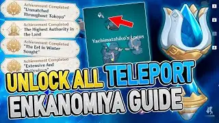 Unlock All Teleport ENKANOMIYA & Complete World Quest  Erebos Secret  | Genshin Impact 2.4