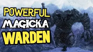 Magicka Warden ULTIMATE SOLO PVE Build ❄ THE ATRONACH ❄ Unstoppable Damage Mitigation AND FROST!!