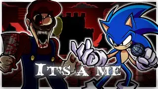 FNF | Mario.Exe Vs Sonic | It's a me - Mario Madnes V2