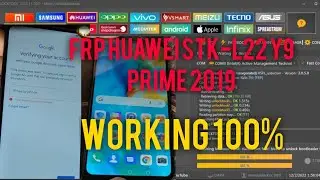 how to remove frp huawei SKT L22 Y9 prime 2019 by unlock tool
