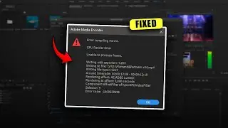 How to Fix GPU Render Error Premiere Pro (Best Method!)