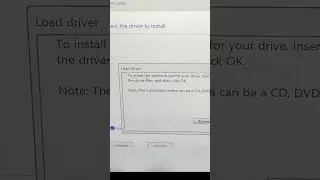 We couldn't find any drives  To get a storage driver, click here // Windows 