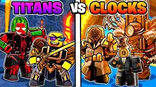 TITAN Sunny and Melon vs ULTIMATE CLOCKS In Skibidi Toilet Towers