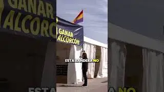 GANAR ALCORCÓN OCULTA LA BANDERA DE ESPAÑA.