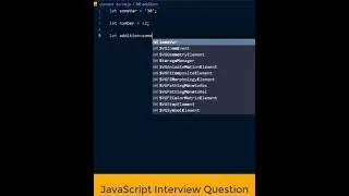 Converting a String to Number in JavaScript. #shorts #Javascript #Interview