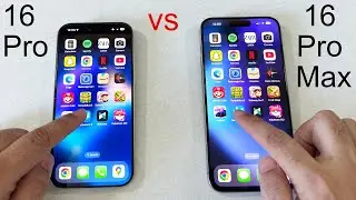 iPhone 16 Pro Max vs 16 Pro - Speed Test