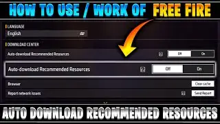 What is free fire auto download recommended resources | Work of auto download recommended resources