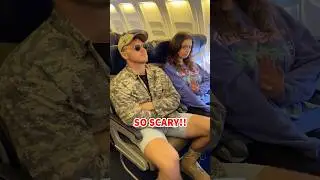Woman in danger signals for help on plane 😱 please learn and teach this sign