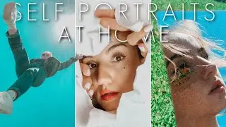AT HOME SELF PORTRAIT PHOTOGRAPHY HACKS & IDEAS *WITH AN IPHONE*