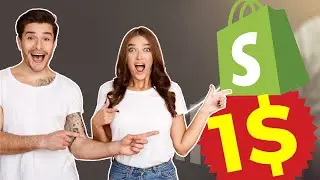 Hurry up ! Shopify 1$ for 3 months or 90 days + free trial