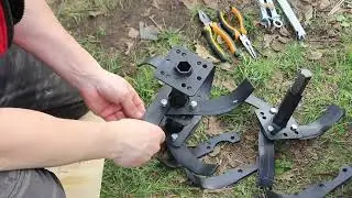 Как собрать фрезы для мотоблока. Три ножа. ЖКВ Саморучка