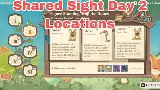 Shared Sight Day 2 Genshin impact All 3 Locations