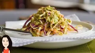 Best Ever Creamy Vegan Coleslaw Recipe - Dairy Free & No Oil!