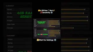 4 gb ram ff sensitivity|⚡Best Sensitivity ⚙️ for 4gb Ram 🫵after update FF sensitivity 2024