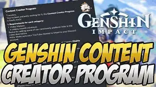 Get PRIMOGEMS For Making CONTENT! Genshin Content Creator Program!