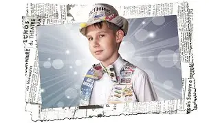 Костюм из подручных материалов!  Шляпа из газеты своими руками.
