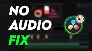 How to FIX No Audio in Davinci Resolve 19