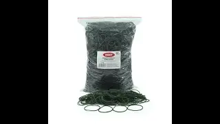 70mm Yeşil Kauçuk Paket Ambalaj Para Lastiği Ekoset