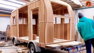 Man Builds DIY Camper Caravan | Start to Finish Build by @christiangreen612