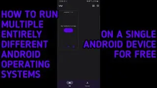 HOW TO USE VIRTUAL MACHINE ON AN ANDROID DEVICE FOR FREE