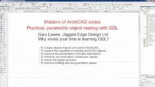 Masters of ArchiCAD Training - GDL Online Course Intro