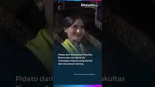 Dapat Sambutan Meriah, Wisudawan UGM Singgung "Darurat Demokrasi"