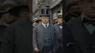 Teddy Roosevelt in 1918 - Restored Footage