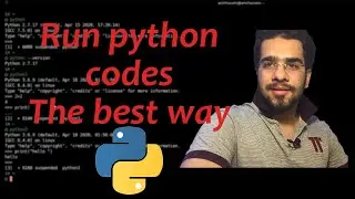 The easiest way to run python codes!! (using ubuntu terminal)