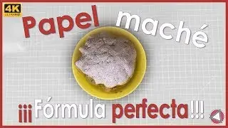 ¿Cómo hacer PAPEL MACHÉ? - ¡Fórmula PERFECTA! #DIY #Tutorial