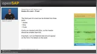 Designing an SAP Mobile Card - W3U4 - Build Mobile Apps SAP Cloud Platform Mobile Services