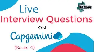 Capgemini Interview 2021 | Indias Best Power BI Training Centre | KSR Datavizon