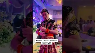 Segak Fedtri Yahya Pakai Baju Bertema Jawa di Majlis Resepsi Nabila Razali...