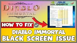 How to Fix Diablo immortal Black Screen ISSUE | 2023 Easy Fix #updated