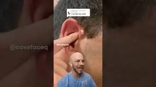 This ear cyst pop shoots out like a geyser!🌋 #cystpop #dermreacts #doctor #doctorreacts