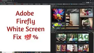 How to Fix the Adobe Firefly Website Stuck on a white loading screen