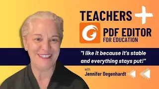 Teachers Using Foxit PDF Editor | Creating Stable Documents | Foxit Education