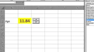 Excel VBA ActiveX Series #5 SpinButton - Incrementing and decrementing a cells number, Move controls