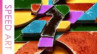 3D abstract concept in Cinema4d