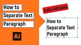 separate paragraph into lines in illustrator