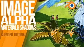 How to show IMAGE TRANSPARENCY + cast ALPHA SHADOWS for rendering? | Blender 2.93 | Tutorial