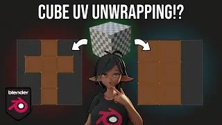 How to UV Unwrap Cubes in Blender for Beginners!