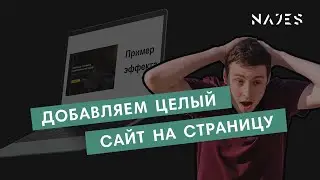 Добавляем страницу через iframe на Tilda