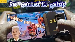 Realme GT 6 Ram 12GB Game Test FreeFire Max || Handcam || Snapdragon 8s Gen 3 (4 nm) || 5500 mAh