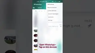 how to logout WhatsApp web remotely from other device #shorts