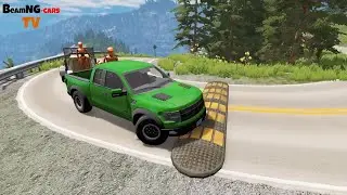Cars vs Massive Speed bumps vs Deep Water vs mud vs rocks 