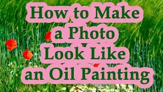 Picture To Oil Painting Converter Software