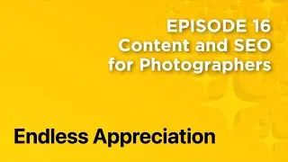 Episode 16 Content and SEO for Photographers  - Endless Appreciation Podcast